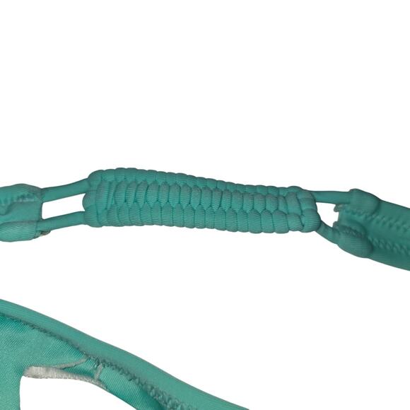 Volcom Womens XL Swimsuit Bikini Bottoms Simply Solid Full Carvico Green Teal - Picture 4 of 14